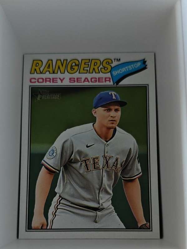 2026 Topps Heritage #302 Corey Seager Excellent