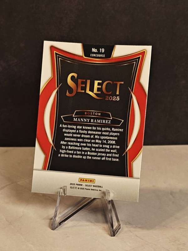 2025 Panini Select #19 Manny Ramirez Near Mint
