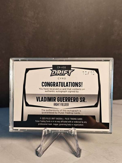 2025 Drift Baseball Heat Seeker #CR-VGS Vladimir Guerrero Sr. Mint