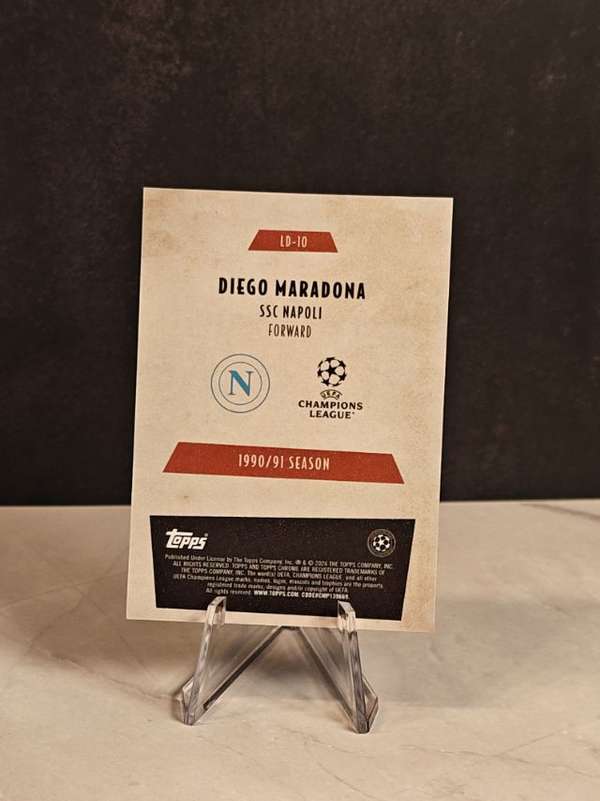 /91 Topps - Last Dance #LD-10 Diego Maradona Near Mint