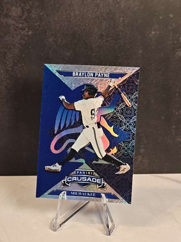2025 Panini Crusade - Crusade Blue Mojo #59 Braylon Payne Near Mint