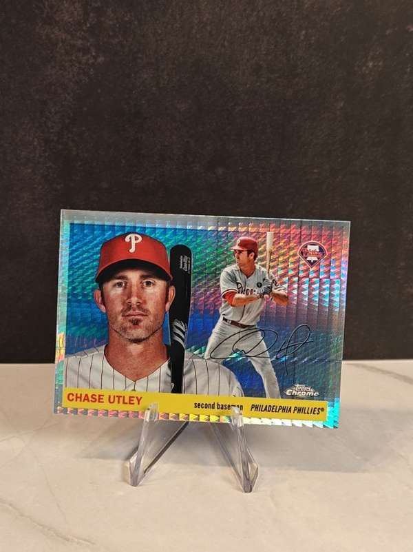 2025 Topps Chrome Platinum - Prism Refractors #479 Chase Utley Near Mint