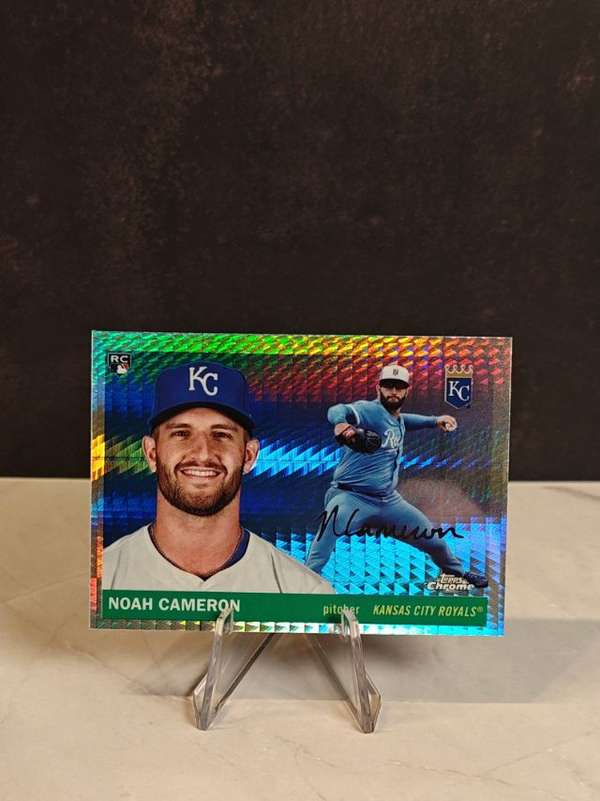 2025 Topps Chrome Platinum - Prism Refractors #218 Noah Cameron Near Mint