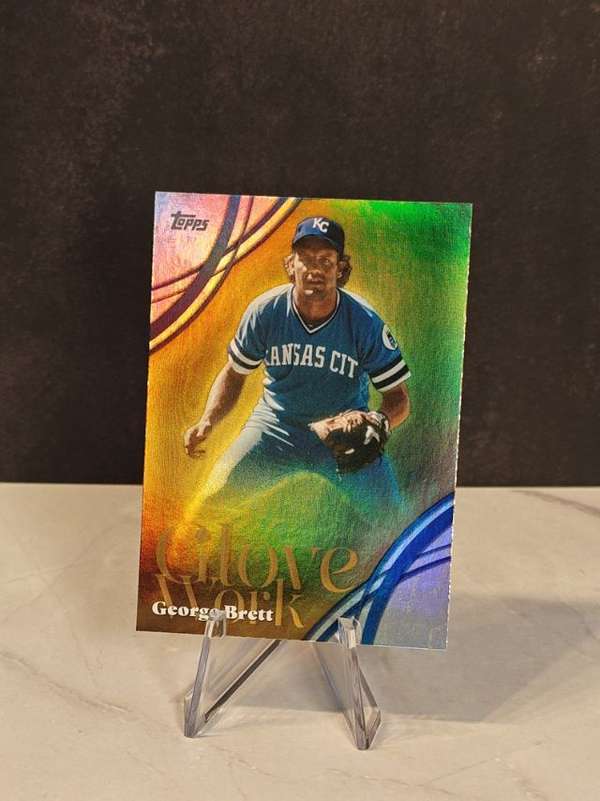 Topps - Glove #gw2 George Brett Near Mint