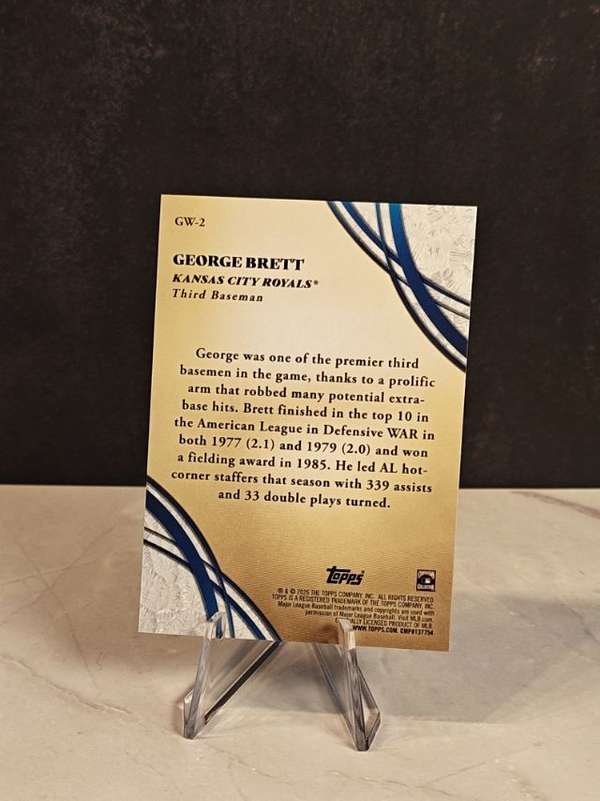 Topps - Glove #gw2 George Brett Near Mint