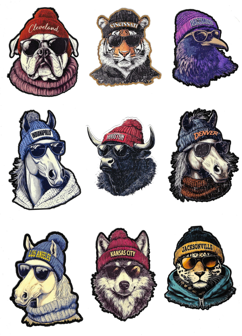 NFL Football Animal team logo