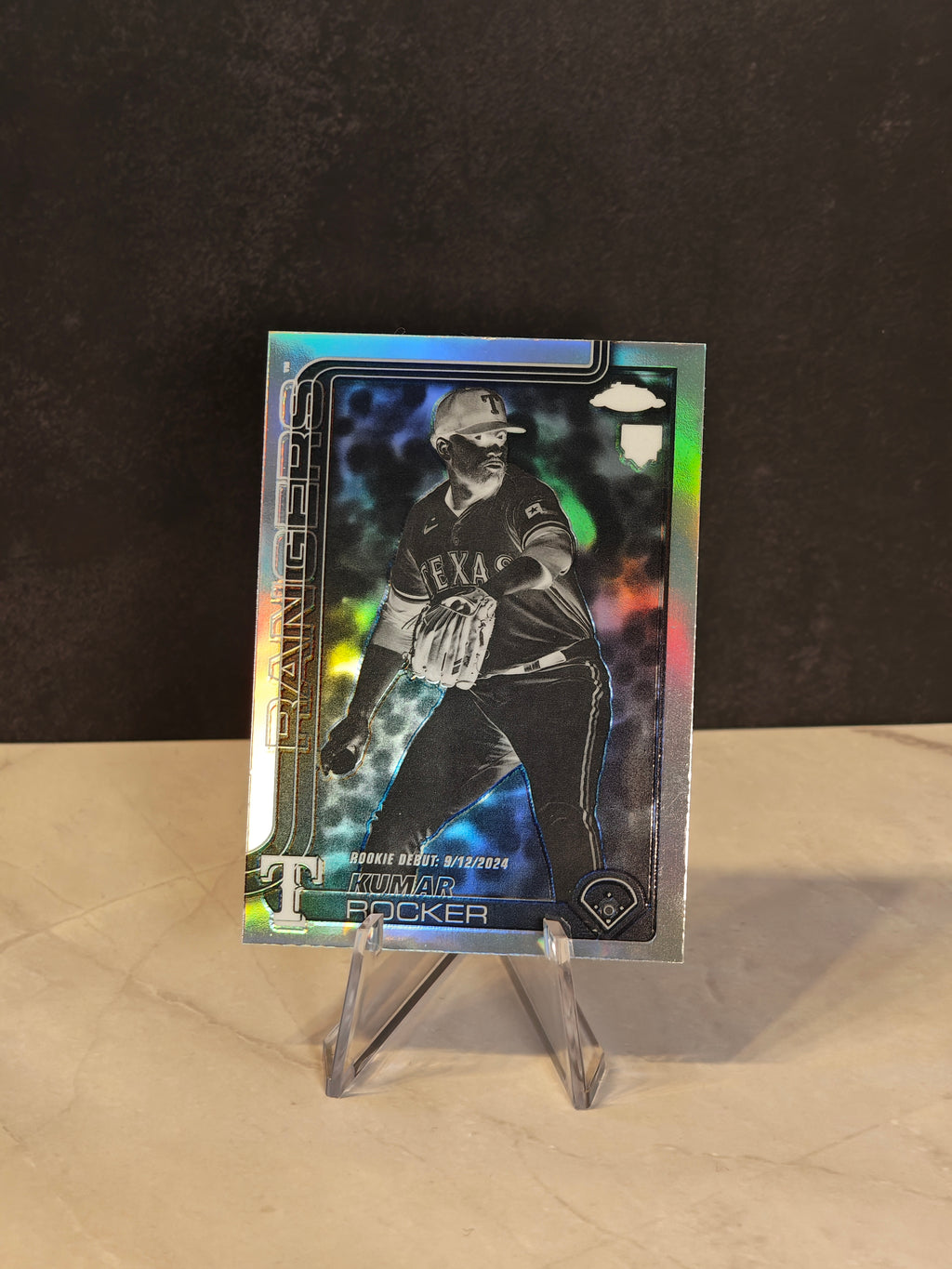 2025 Topps Chrome Update #USC160 Kumar Rocker Negative Refractors