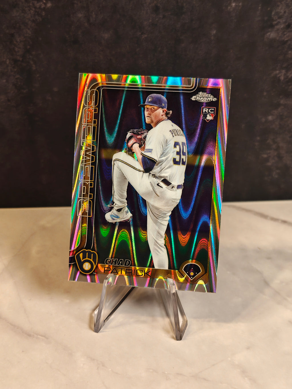 2025 Topps Chrome Update #USC90 Chad Patrick RayWave Refractor