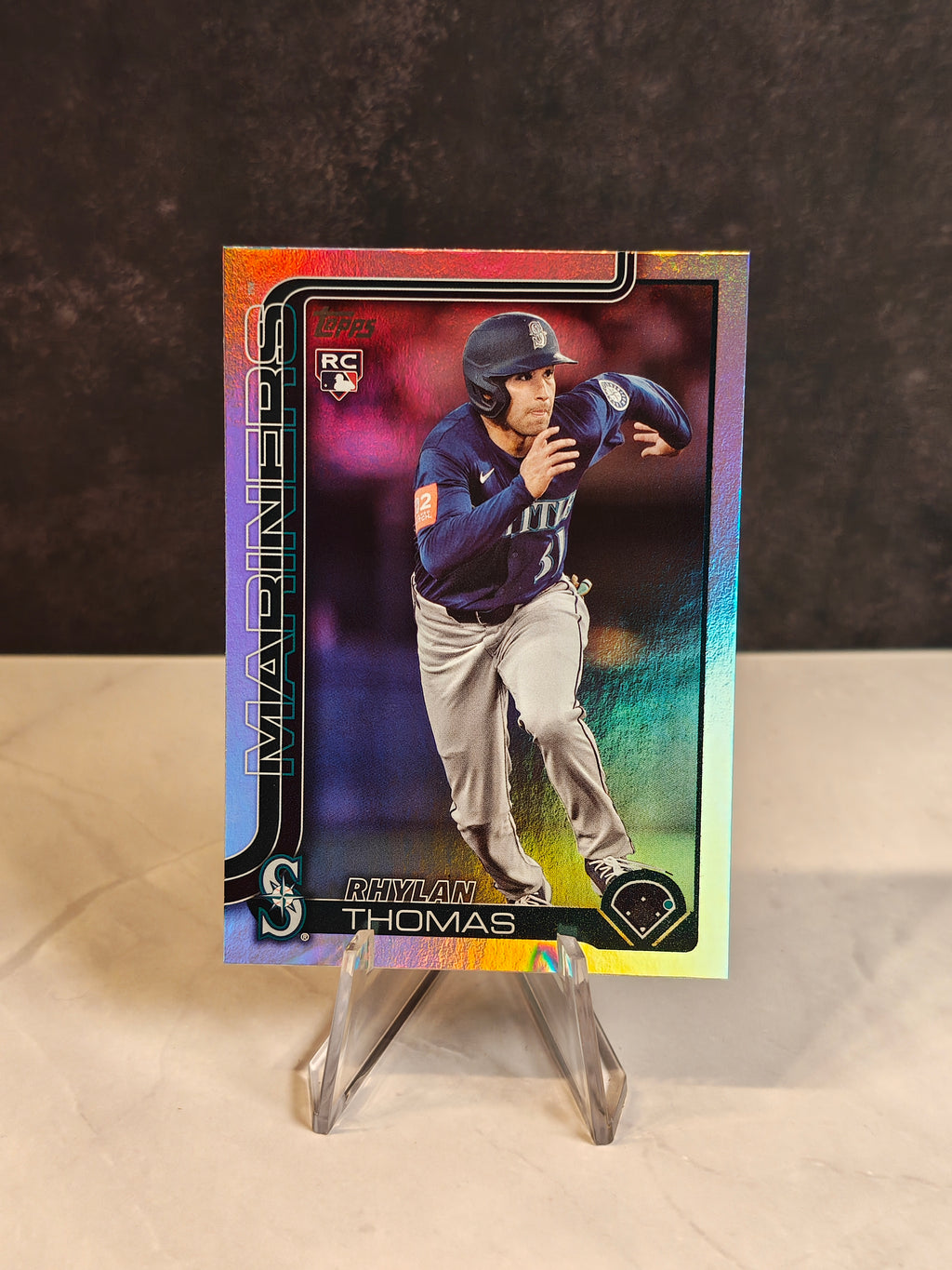 2025 Topps Chrome Update #USC185 Rhylan Thomas Refractors