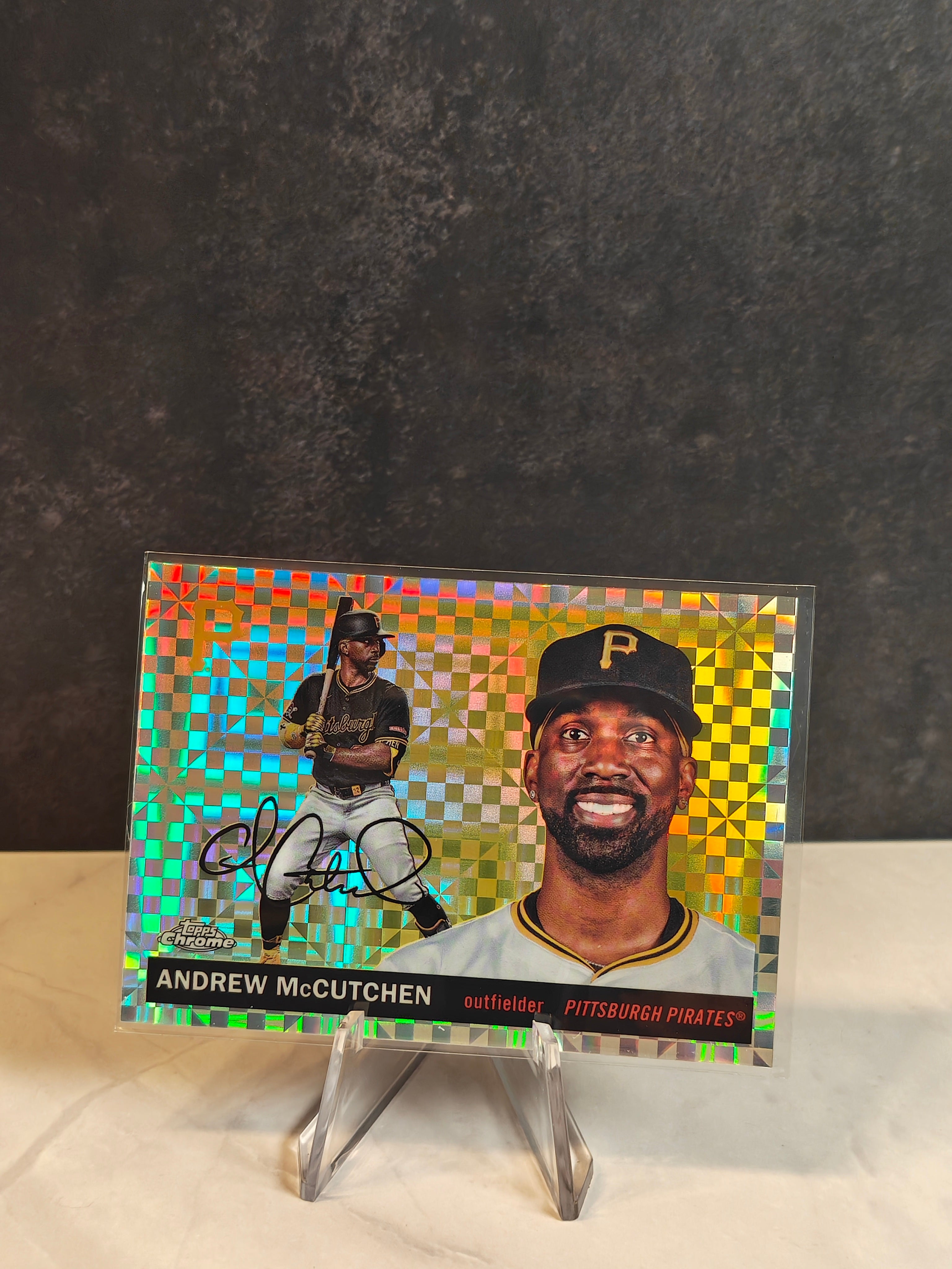 2025 Topps Chrome Platinum #113 Andrew McCutchen X-Fractors