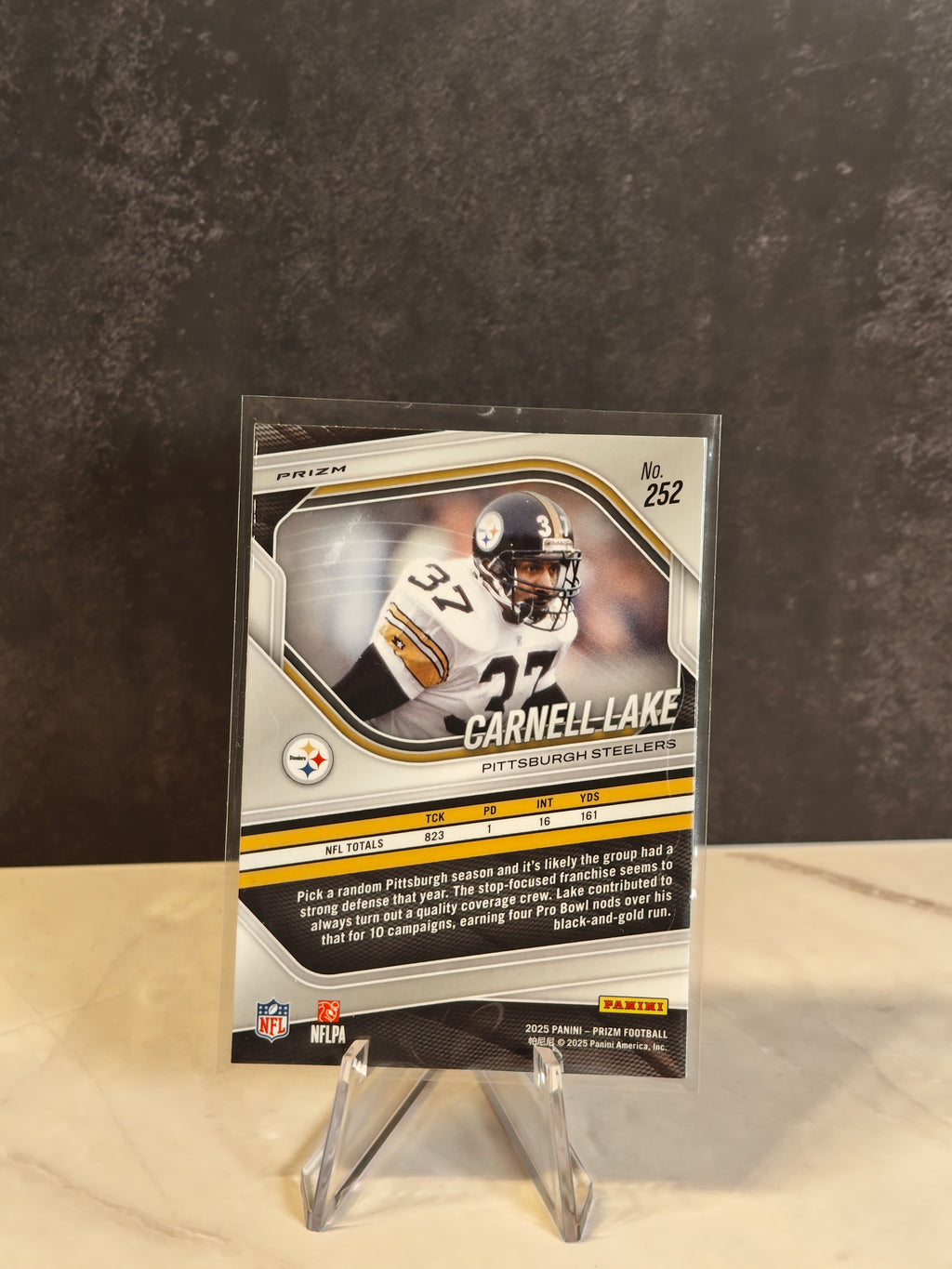 2025 Panini Prizm #252 Carnell Lake Silver
