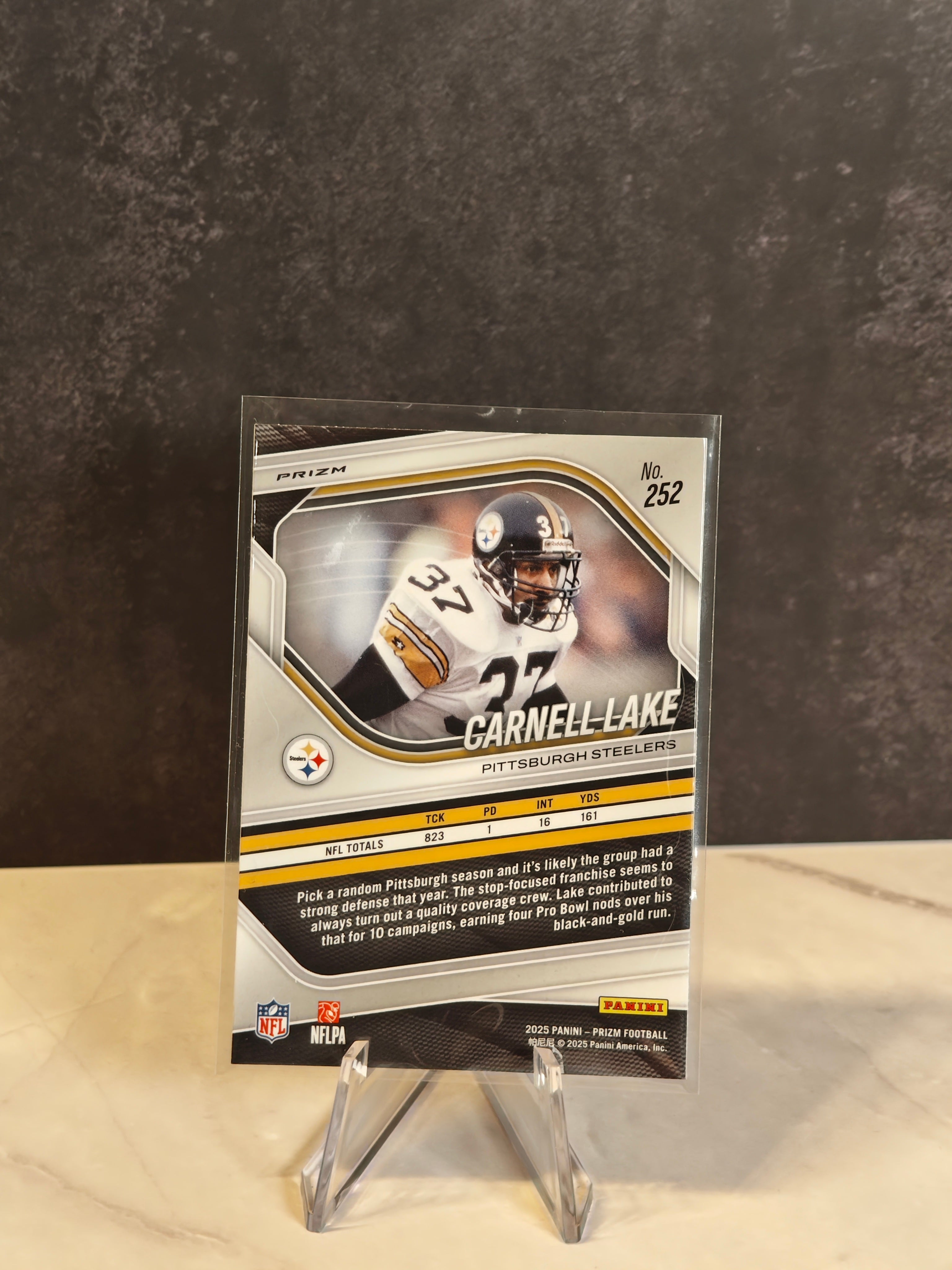 2025 Panini Prizm #252 Carnell Lake Silver