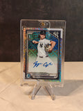 Bryce Cunningham Chrome Prospect Autographs HTA Choice Refractor #/150