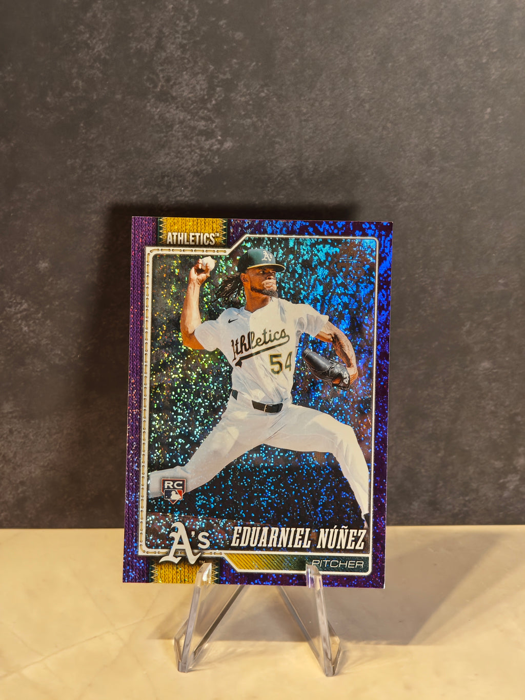 2026 Topps #401 Eduarniel Núñez Purple Holo Foil #/250