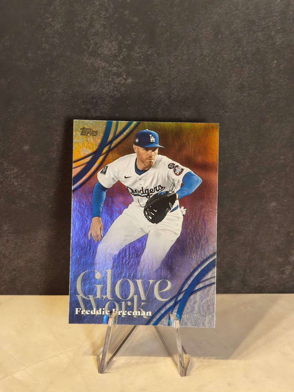 2026 Topps #GW-29 Freddie Freeman Glove Work