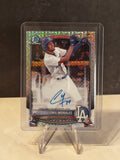 2024 Bowman Chrome #BMA-EM Emil Morales Prospect Autographs Mojo Refractors