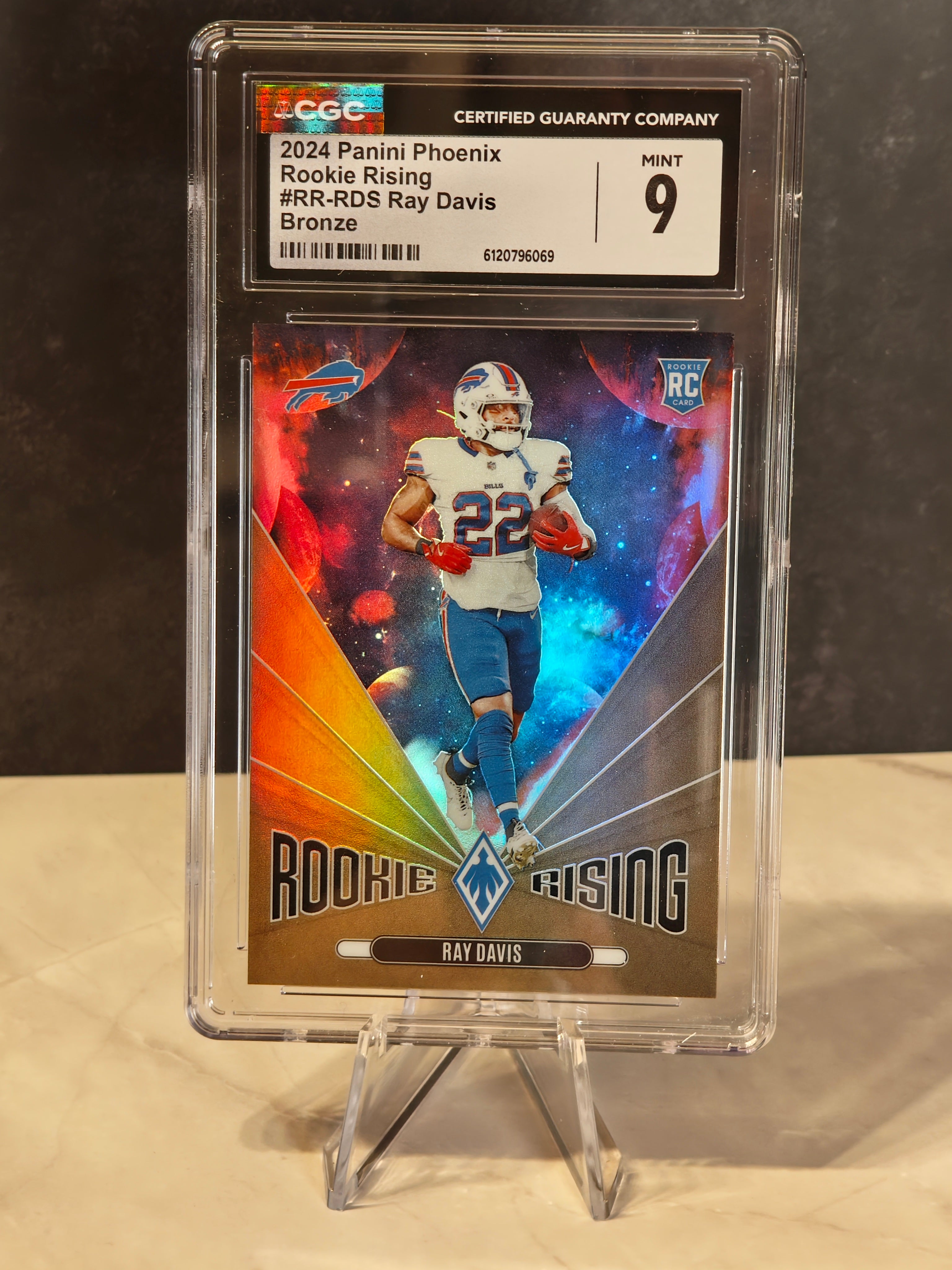 2024 Panini Phoenix #RR-RDS Ray Davis Rookie Rising Bronze CGC 9 #/75