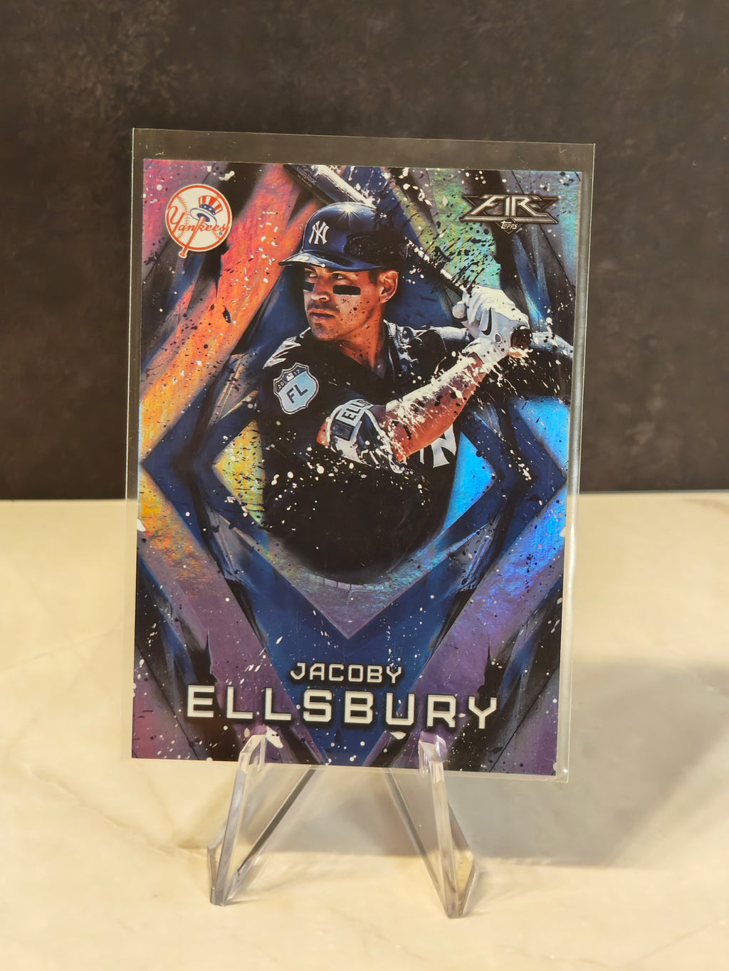 2017 Topps Fire #197 Jacoby Ellsbury Purple #/99
