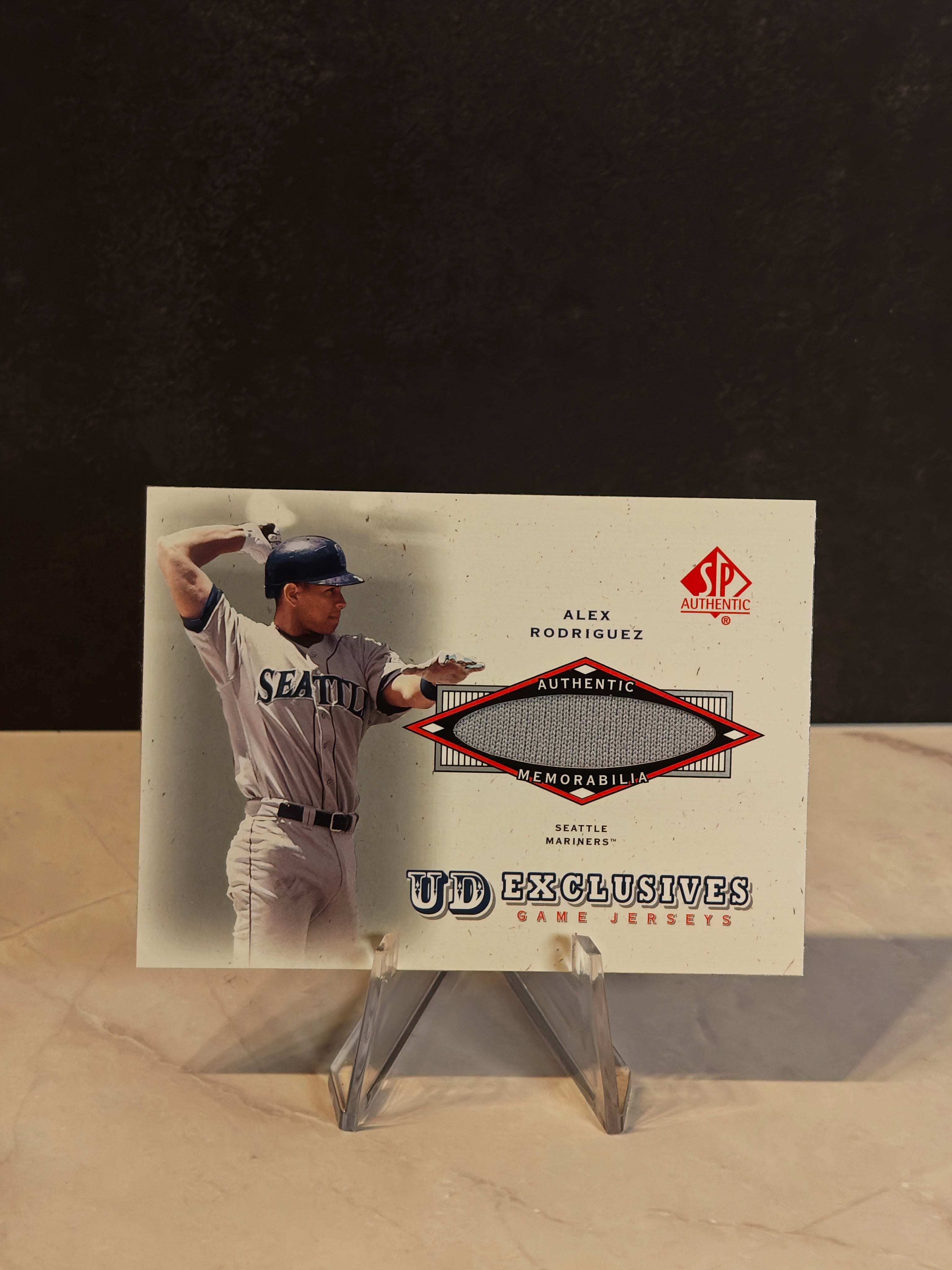 2001 SP Authentic #UD-AR Alex Rodriguez UD Exclusives Game Jersey