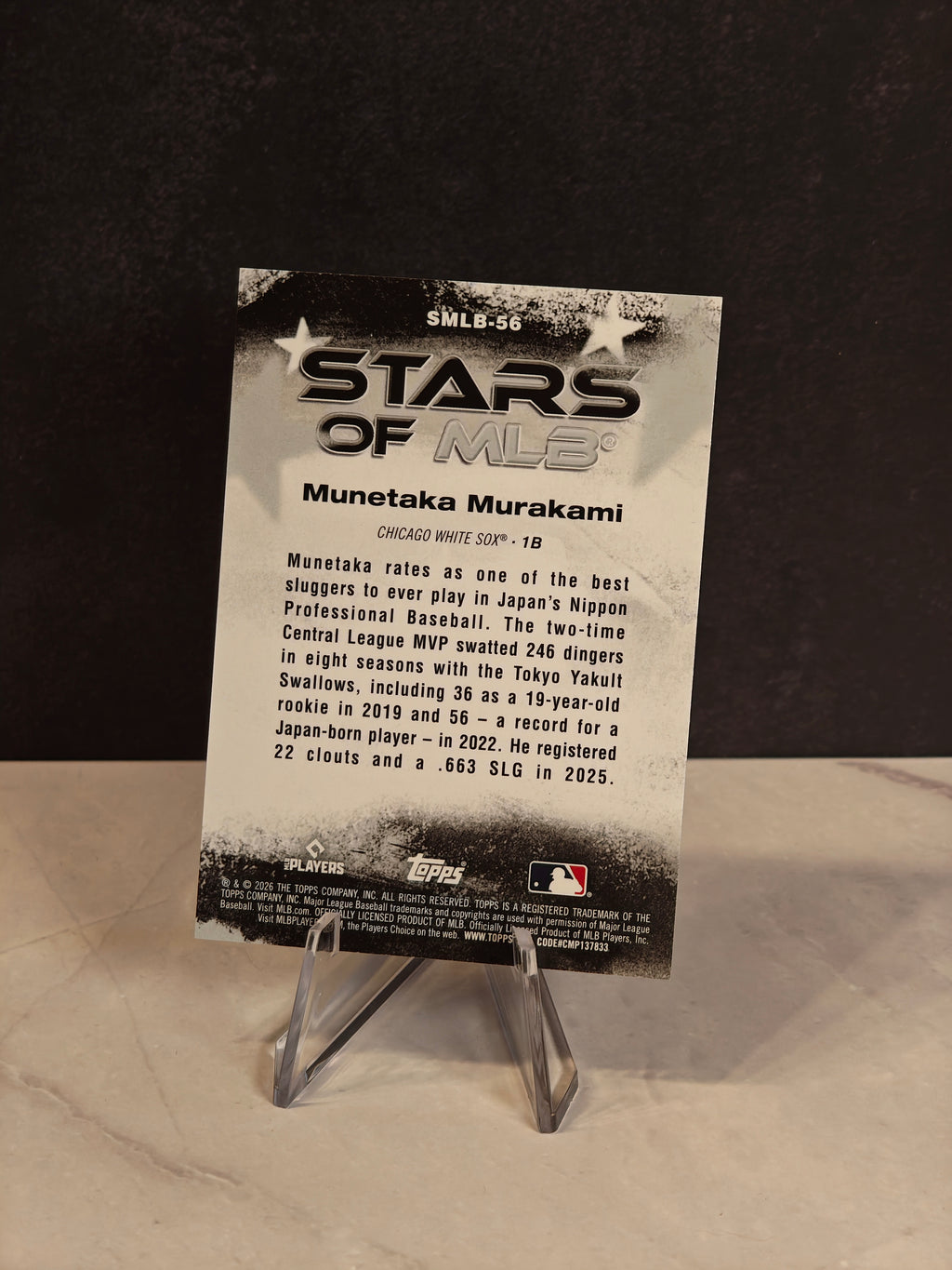 2026 Topps #SMLB-56 Munetaka Murakami Stars of MLB