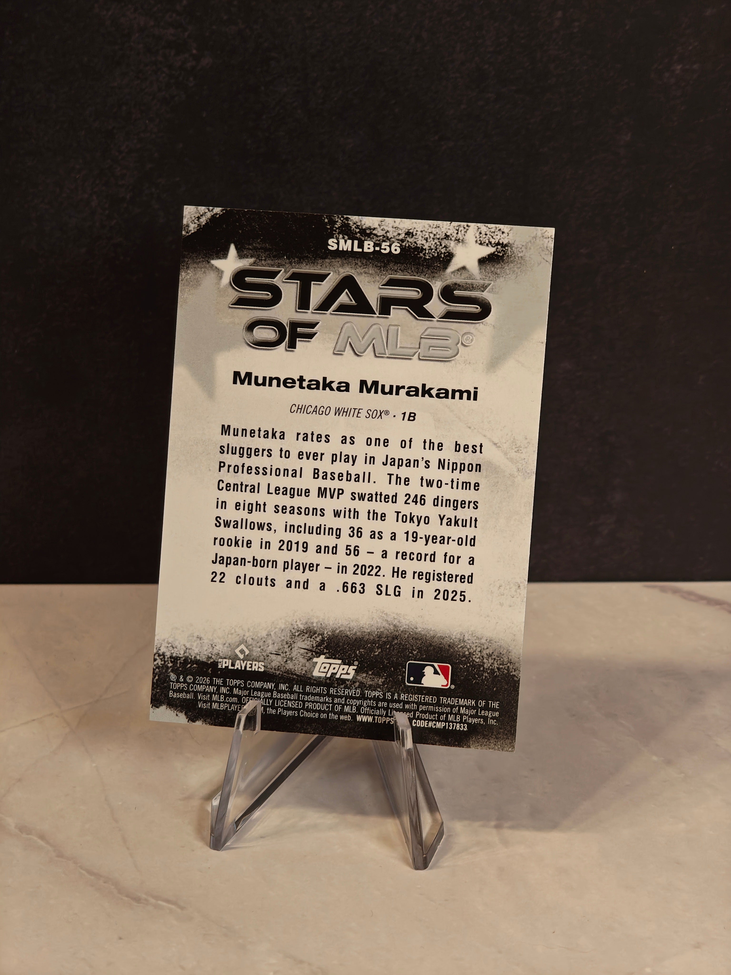 2026 Topps #SMLB-56 Munetaka Murakami Stars of MLB
