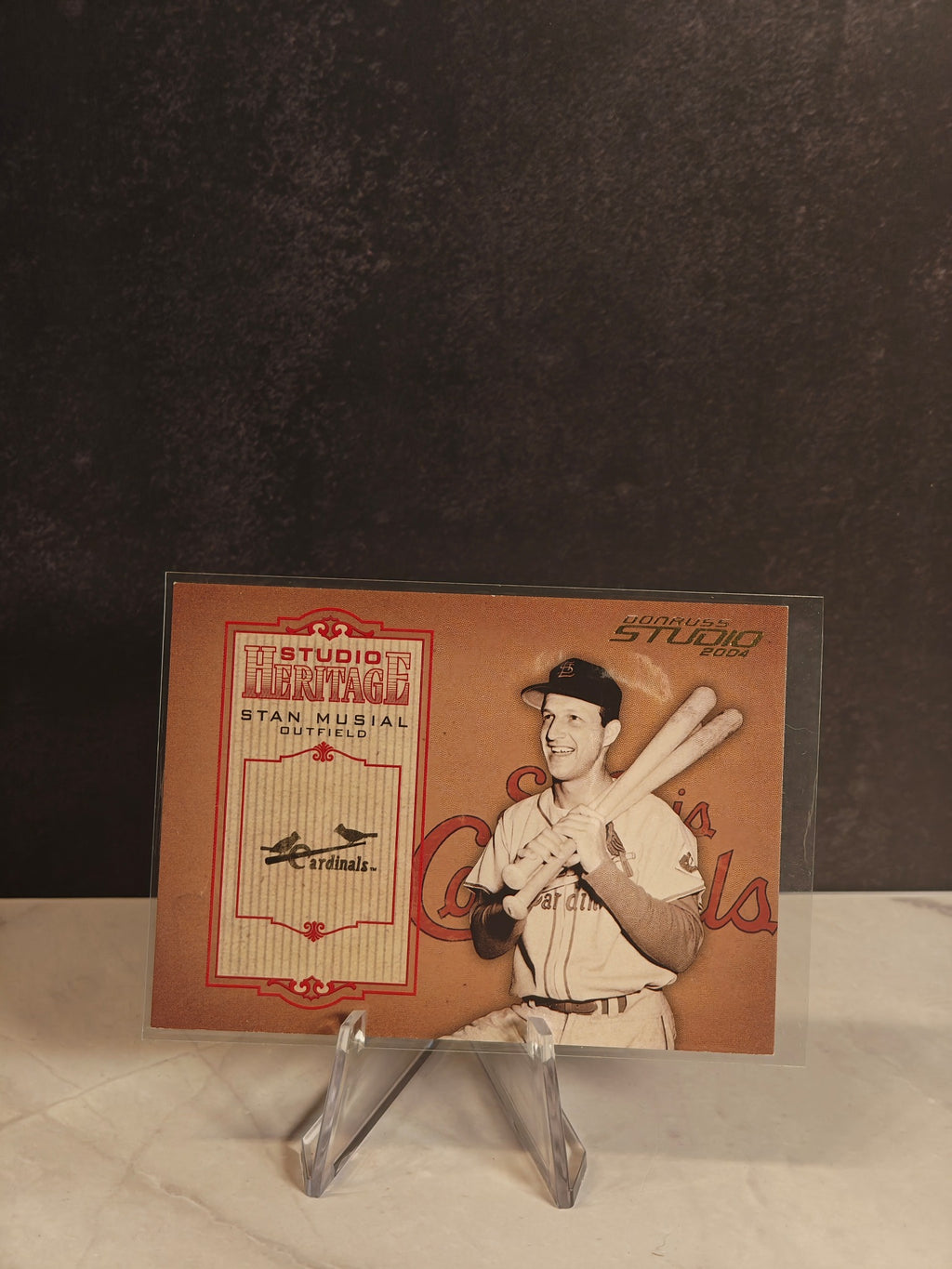 2004 Donruss Studio #SH-10 Stan Musial Heritage Gold #/499
