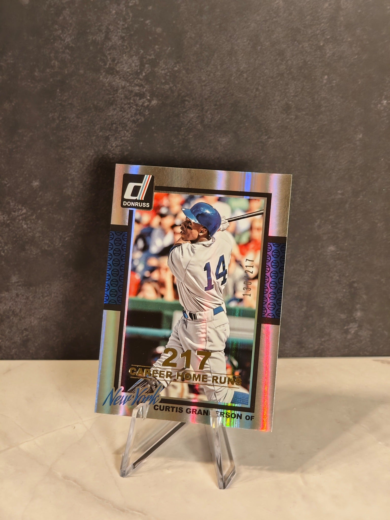 2014 Donruss #164 Curtis Granderson Stat Line Career #/217