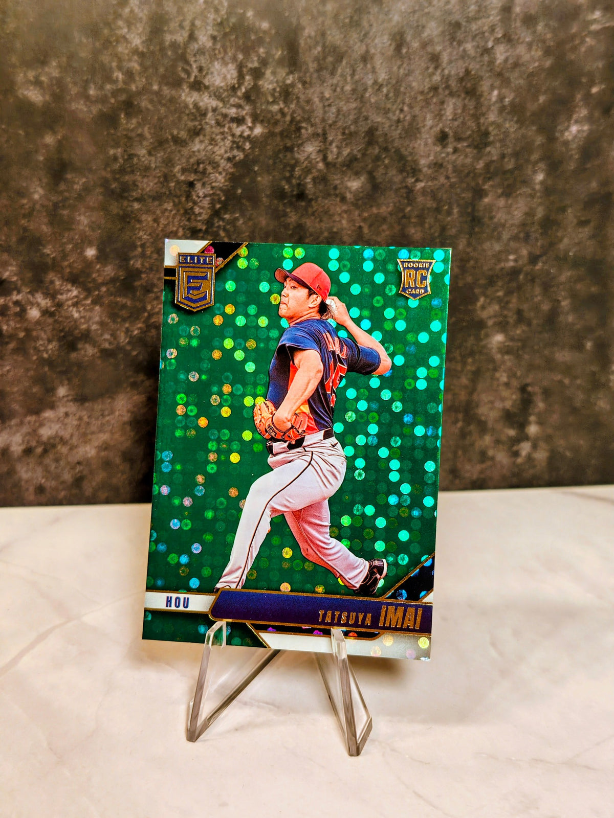 TATSUYA IMAI 2026 Donruss Elite Rookie Card #42 GREEN DISCO PARALLEL RC Astros