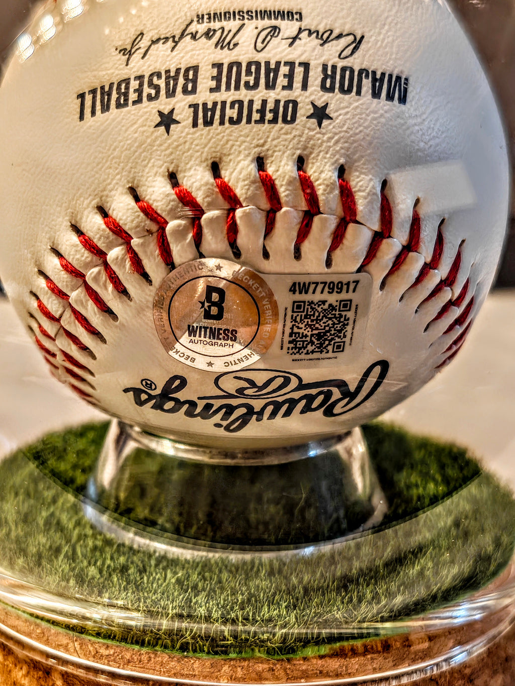 Sammy Sosa Signed Cubs Logo OML Baseball Inscribed "Slammin Sammy" (Beckett)