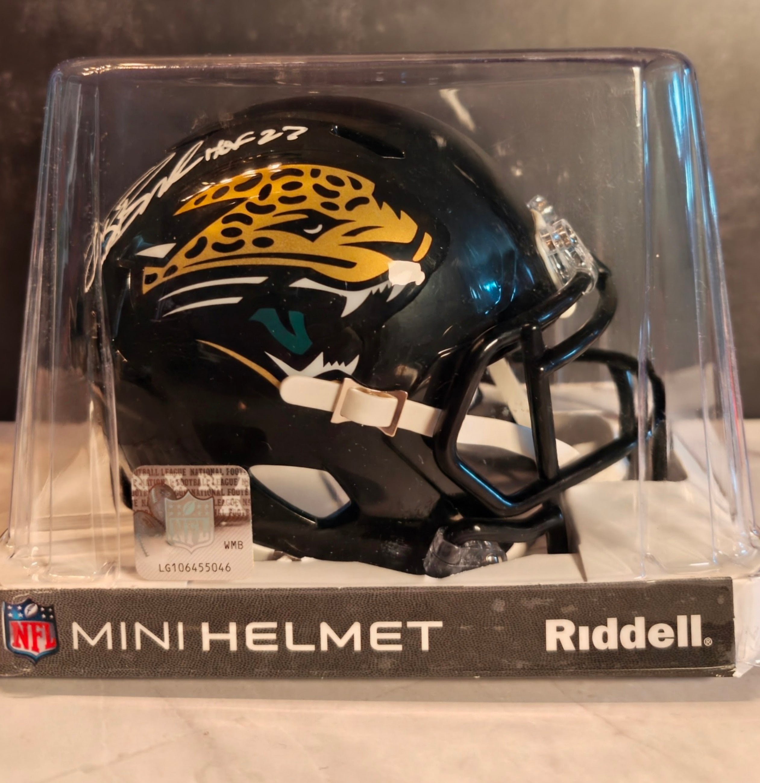 Tony Boselli Signed Mini Helmet