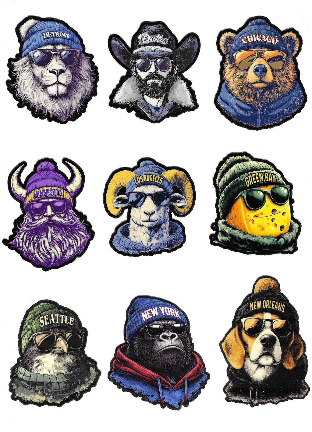 NFL Football Animal team logo