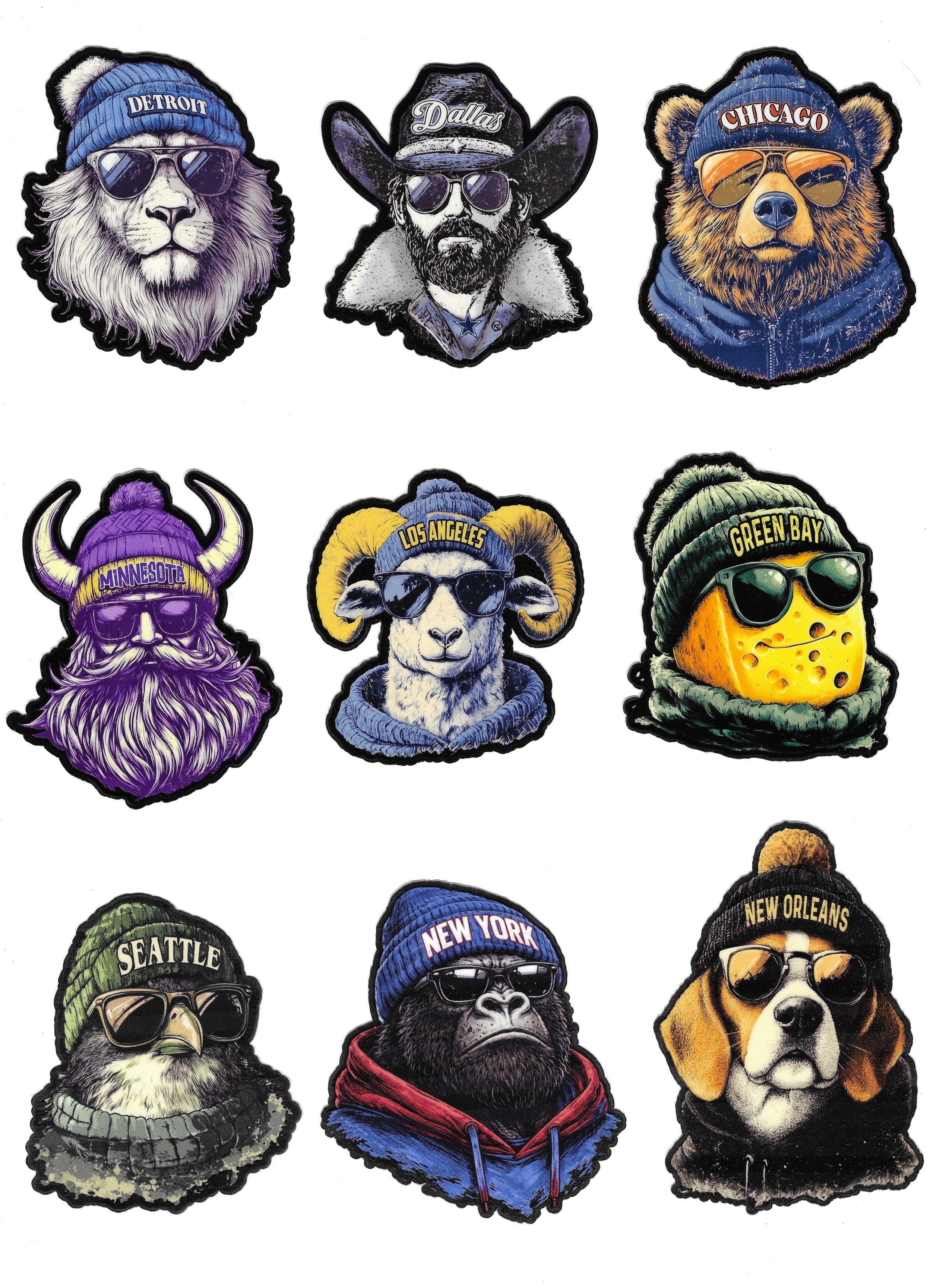 NFL Football Animal team logo